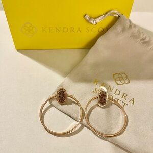 Kendra Scott Rose Gold Hoop Earrings